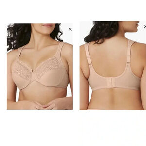 GLAMORISE WonderWire® Low Cut Lace Underwire Bra